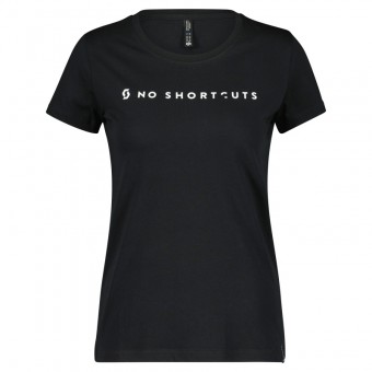 Scott No Shortcuts Damen Freizeit T-Shirt schwarz 2025 
