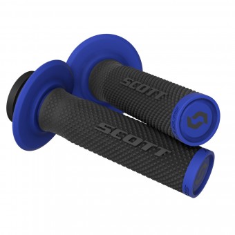 Scott SX II MX Motorrad Griffe inkl. Cam Set schwarz/blau 