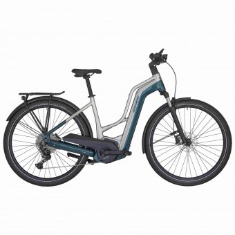 Bergamont E-Horizon LTD Premium Amsterdam E-Bike Trekking Pedelec silberfarben/petrol 2025 