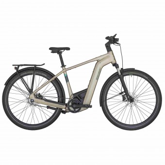 Bergamont E-Horizon Elite Belt Premium E-Bike Trekking Pedelec matt warm silberfarben 2025 