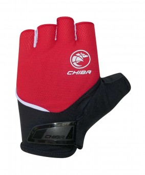 Chiba Sport Fahrrad Handschuhe kurz rot/schwarz 2026 