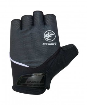 Chiba Sport Fahrrad Handschuhe kurz grau/schwarz 2026 
