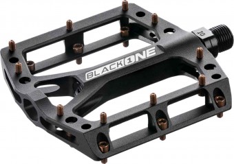 Reverse Pedal Black One Flat Fahrrad Pedal schwarz/kupferfarben 
