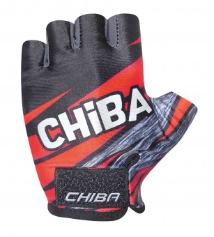 Chiba Kids Kinder Fahrrad Handschuhe kurz rot/schwarz 2026 