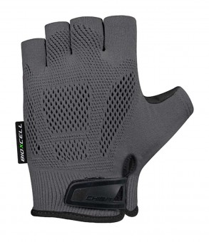 Chiba BioXCell Comfort Fahrradhandschuhe kurz grau 2027 