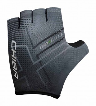 Chiba BioXCell Tan Through Fahrradhandschuhe kurz grau/schwarz 2027 