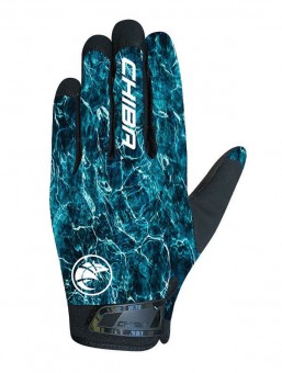 Chiba Elements Fahrrad Handschuhe lang blau 2021 