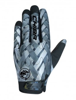Chiba Elements Fahrrad Handschuhe lang grau 2021 