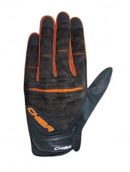 Chiba Maverick Fahrrad Handschuhe lang schwarz/orange 2021 