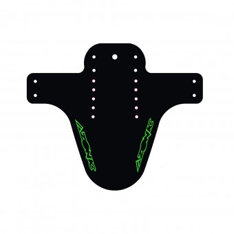 Azonic Splatter Fender Schutzblech Logo schwarz/neon grün 