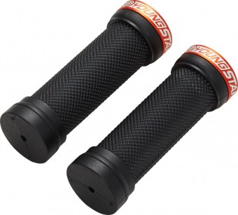 Reverse Youngstar Single Lock-On Kinder Fahrrad Griffe schwarz/orange 