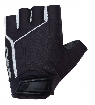 Chiba Lady Bamboo Damen Fahrrad Handschuhe kurz schwarz/weiß 2027 