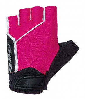 Chiba Lady Bamboo Damen Fahrrad Handschuhe kurz pink/schwarz/weiß 2027 