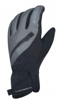 Chiba Thermo Plus Winter Fahrrad Handschuhe reflektierend schwarz 2022 