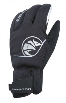Chiba Dry Star Winter Fahrrad Handschuhe schwarz/silberfarben 2022 