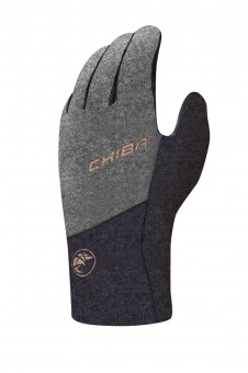 Chiba All Natural Warm Fahrrad Winter Handschuhe lang grau 2027 