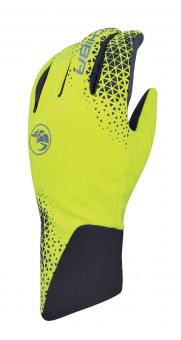 Chiba BioXCell Light Winter Fahrrad Handschuhe gelb/schwarz 2023 