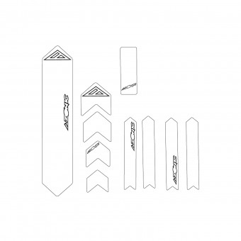 Azonic Frame Guards Rahmenschutzfolien Set transparent XL 