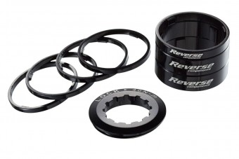 Reverse Single Speed Spacer Kit schwarz ohne Ritzel 