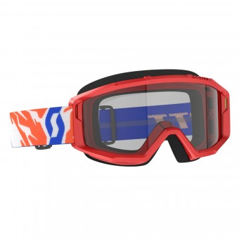 Scott Primal Kinder MX Goggle Cross/MTB Brille rot/klar 