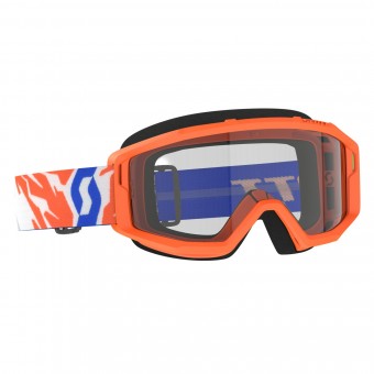 Scott Primal Kinder MX Goggle Cross/MTB Brille orange/klar 