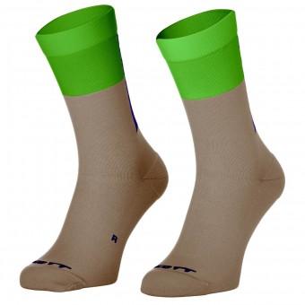 Scott Block Stripe Crew Fahrradsocken mist blau/grün 2027 