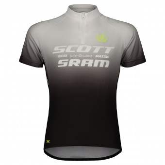 Scott Scott Pro Junior Kinder Fahrrad Trikot kurz schwarz/weiß 2025 