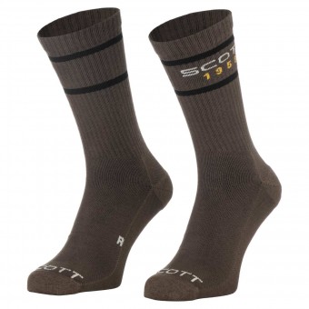 Scott Retro Casual Crew 3er Pack Fahrradsocken grau 2026 