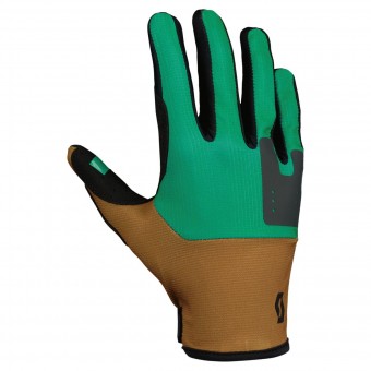 Scott Enduro Fahrrad Handschuhe lang amazon grün/braun 2025 