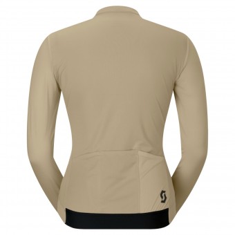 Scott RC Pro Training Rennrad Damen Fahrradtrikot langarm portobello beige 2027 