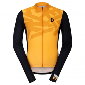Scott RC Endurance Fahrradtrikot langarm orange/schwarz 2026 