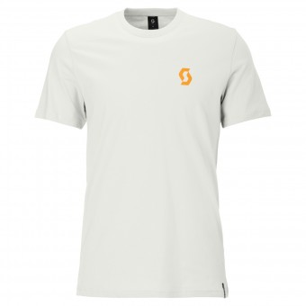 Scott Backprint Freizeit T-Shirt weiß 2026 