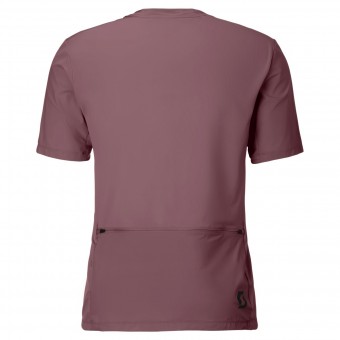 Scott Vertic Pro Tech Freizeit Shirt kurzarm clay lila 2027 