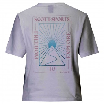 Scott Graphic Damen Freizeit Shirt kurzarm schwarz/weiß 2027 