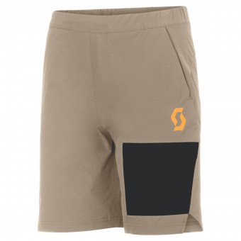 Scott Jr Explorair Light Kinder Outdoor / Sporthose kurz beige/schwarz 2026 