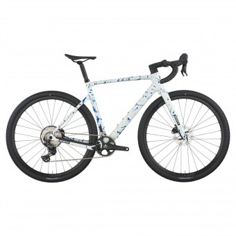 Scott Addict Gravel 30 Carbon Fahrrad weiß/blau 2026 