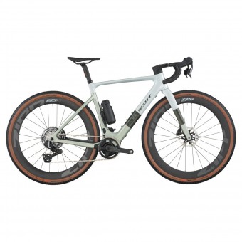 Scott Solace Gravel 10 Carbon E-Bike Pedelec beluga grau/grün 2026 