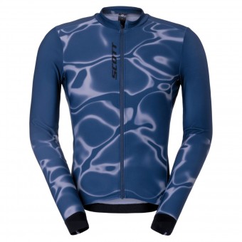 Scott Pro Mid Winter Fahrradtrikot langarm dusk blau 2027 