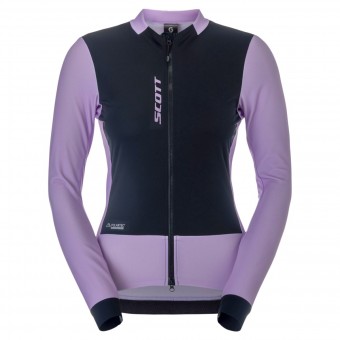 Scott Pro Warm Winter Damen Fahrradtrikot langarm sherbet lila/schwarz 2027 