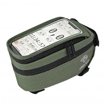 NC-17 Connect Smartphone Tasche für Oberrohr grün/weiß 