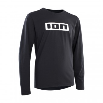 Ion Logo DR Youth Kinder Fahrrad Trikot lang schwarz 2025 