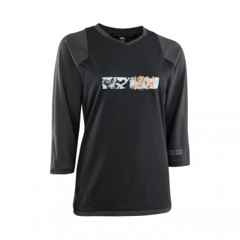 Ion Scrub Amp 3/4 Damen Fahrrad Trikot lang schwarz 2022 M (38)