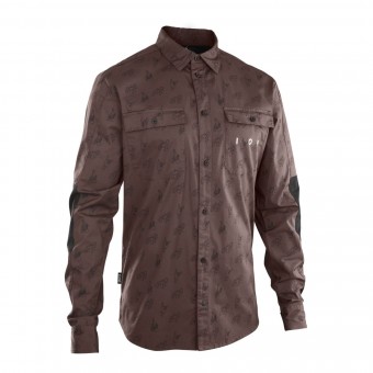 Ion Seek Amp 2.0 Fahrrad Hemd / Trikot lang gloomy sand braun 2023 