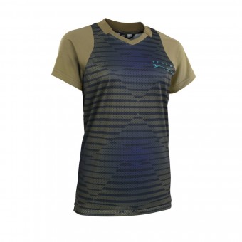 Ion Scrub Damen Fahrrad Trikot kurz mud grün 2023 
