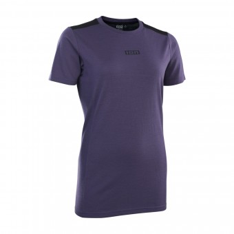 Ion Baselayer Merino Damen Fahrrad Unterhemd kurz lila 2025 