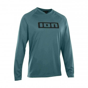 Ion Logo Fahrrad Trikot lang forest grün 2024 