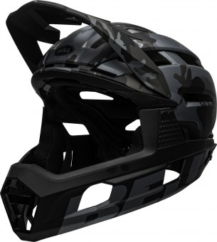 Bell Super Air R MIPS MTB Fahrrad Helm camo schwarz/grau 2025 
