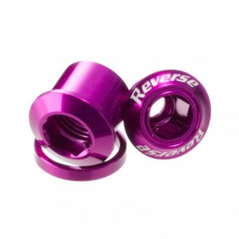Reverse Kettenblattschraube 1 Stk lila 