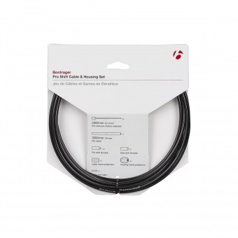 Bontrager Pro Fahrrad Schaltzug/Zughüllen-Set 4mm schwarz 