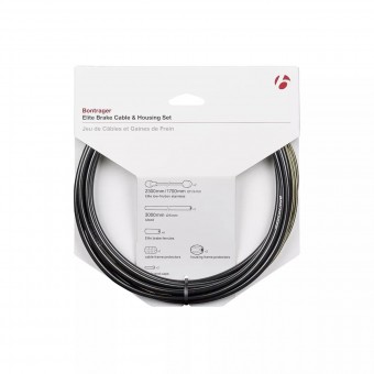 Bontrager Elite Fahrrad Bremszug/Zughüllen-Set 5mm schwarz 